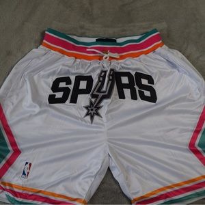 Just don San antonio spurs basketball shorts NEW L